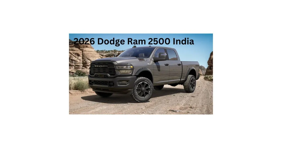 2026 Dodge Ram 2500 heavy-duty pickup truck showcasing bold design and muscular stance
