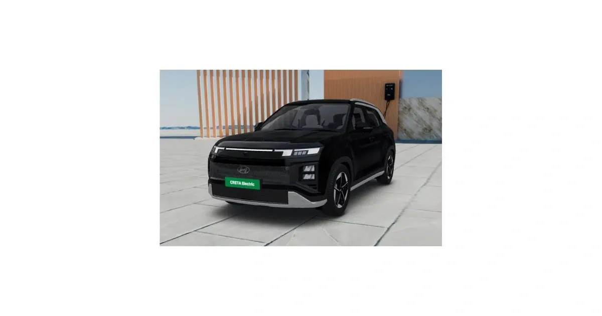 Hyundai CRETA Electric electric SUV with modern design and LED lighting