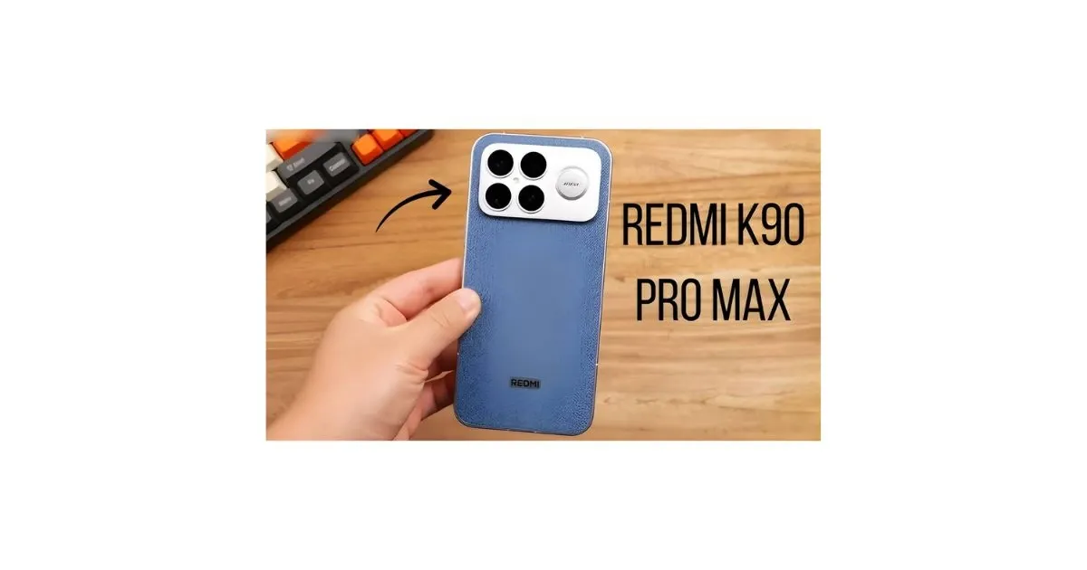 Redmi K90 Pro Max smartphone showcasing premium design and flagship features