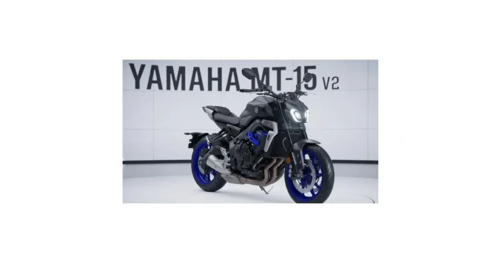 Yamaha MT 15 V2 street fighter bike with aggressive design in India