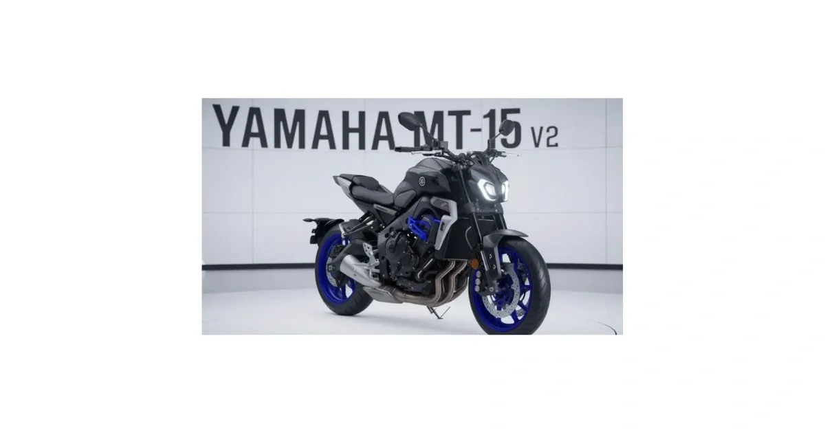 Yamaha MT 15 V2 street fighter bike with aggressive design in India