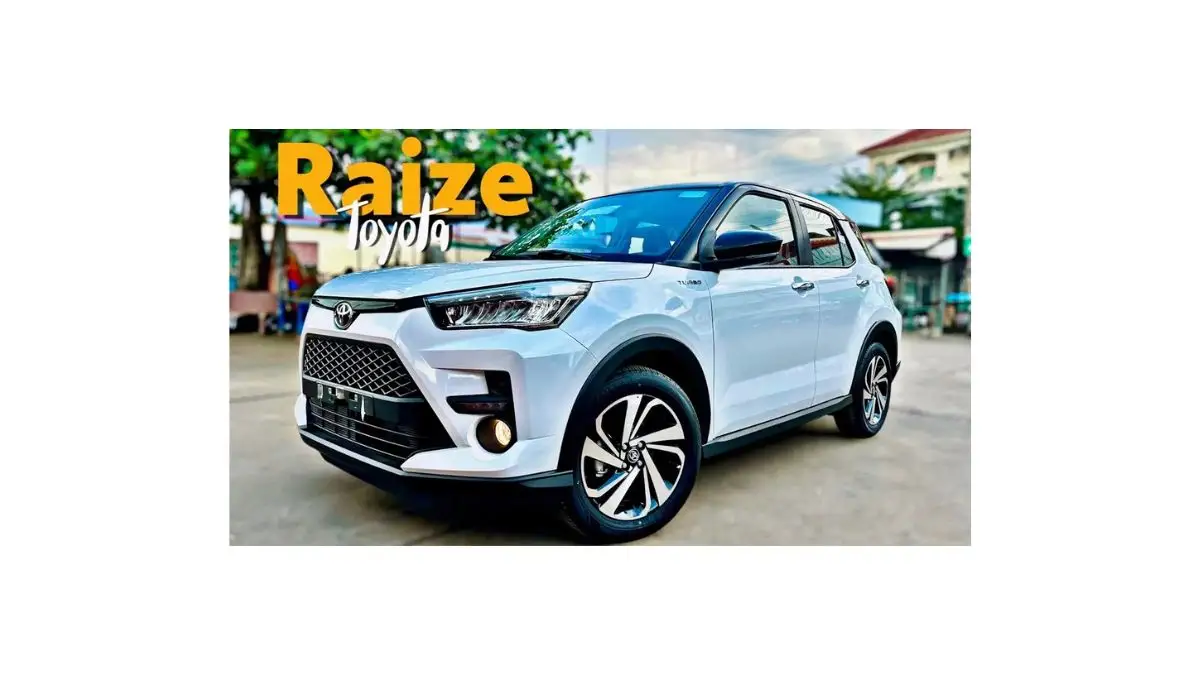 Toyota Raize compact SUV featuring bold front grille, LED headlights and sporty urban design