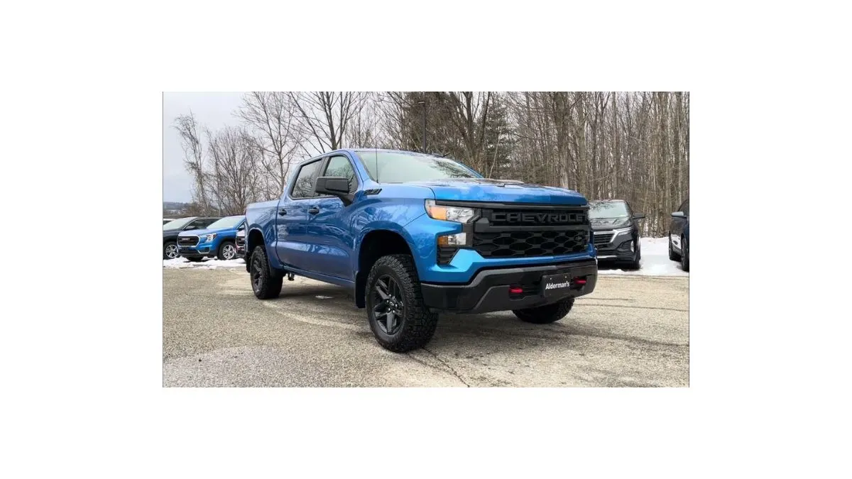 2026 Chevrolet Silverado 1500 Nightshade Edition full size pickup truck showing bold black exterior and rugged design