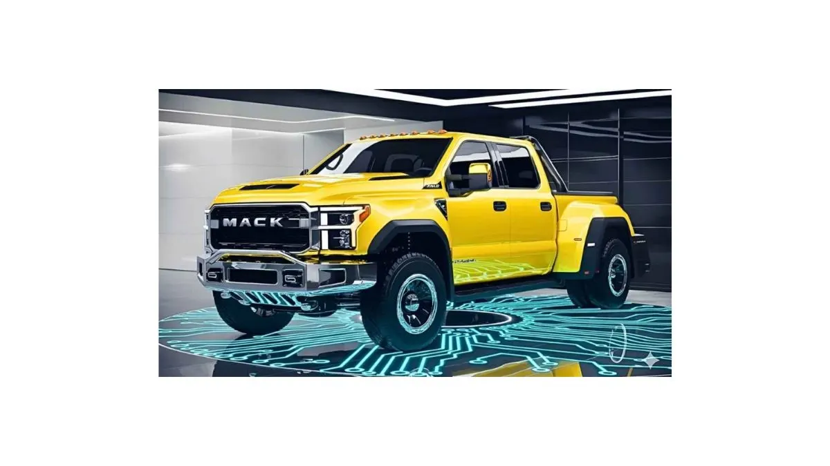 2026 Mack Pickup Truck with heavy duty industrial design, massive towing capability, and rugged work truck styling