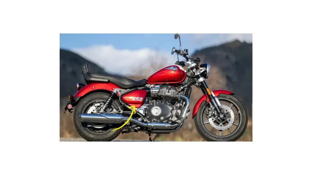 2026 Royal Enfield Super Meteor 650 cruiser motorcycle parked on an open highway in India