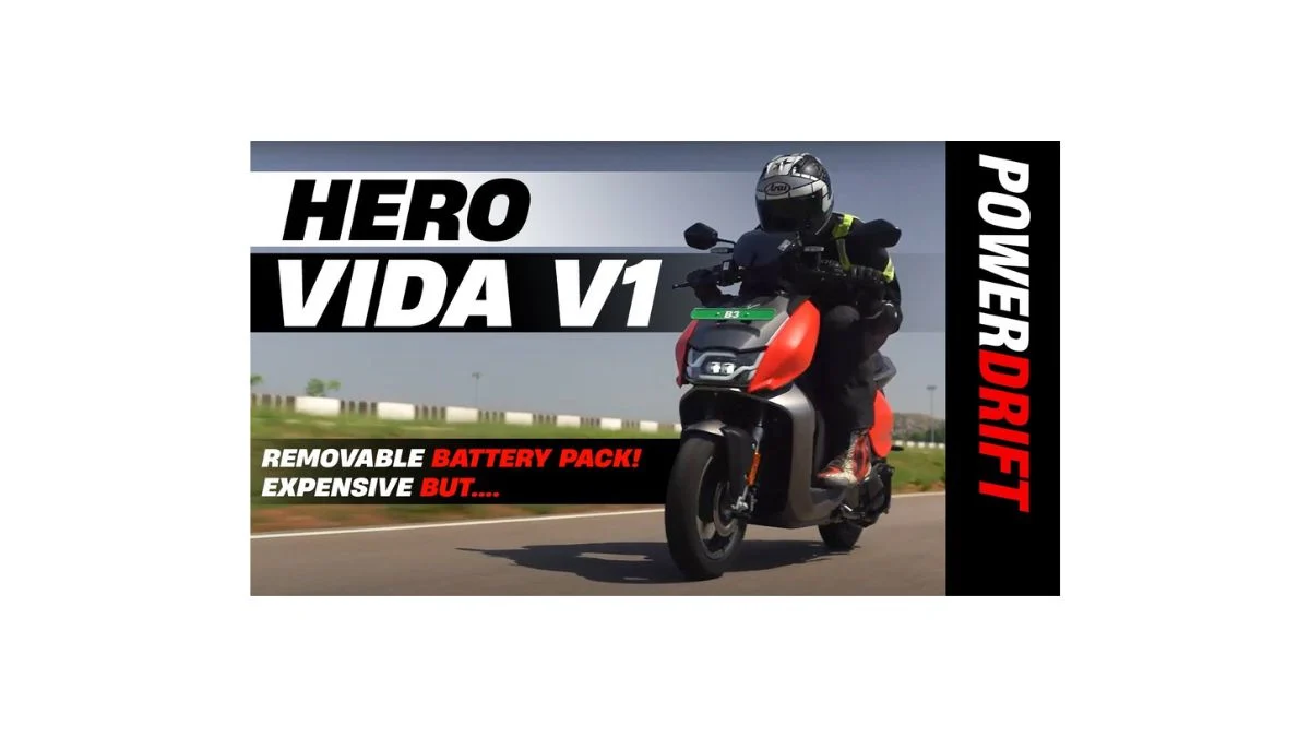 Hero Vida V1 electric scooter with long range, fast charging and smart features