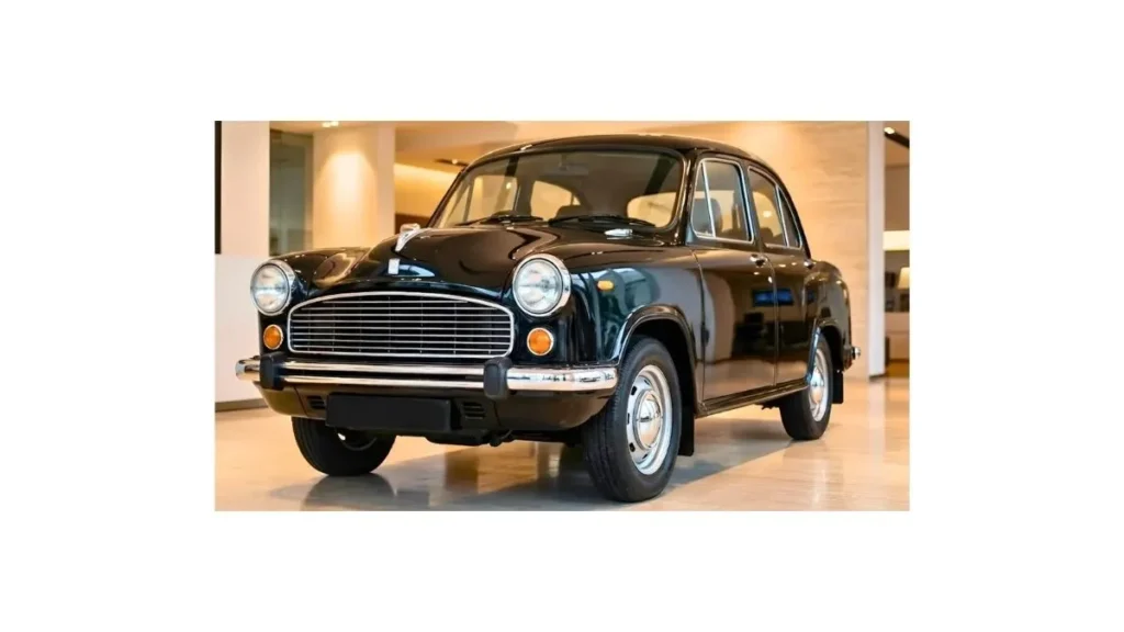 Hindustan Ambassador 2026 new model showcased with classic design, modern styling, and premium features in India