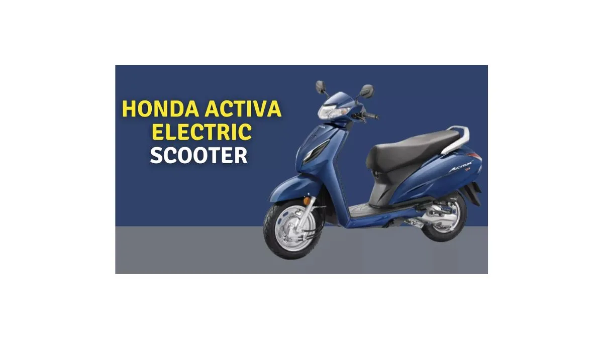 Honda Activa Electric 2026 electric scooter with swappable battery, modern design, and LED headlamp in India