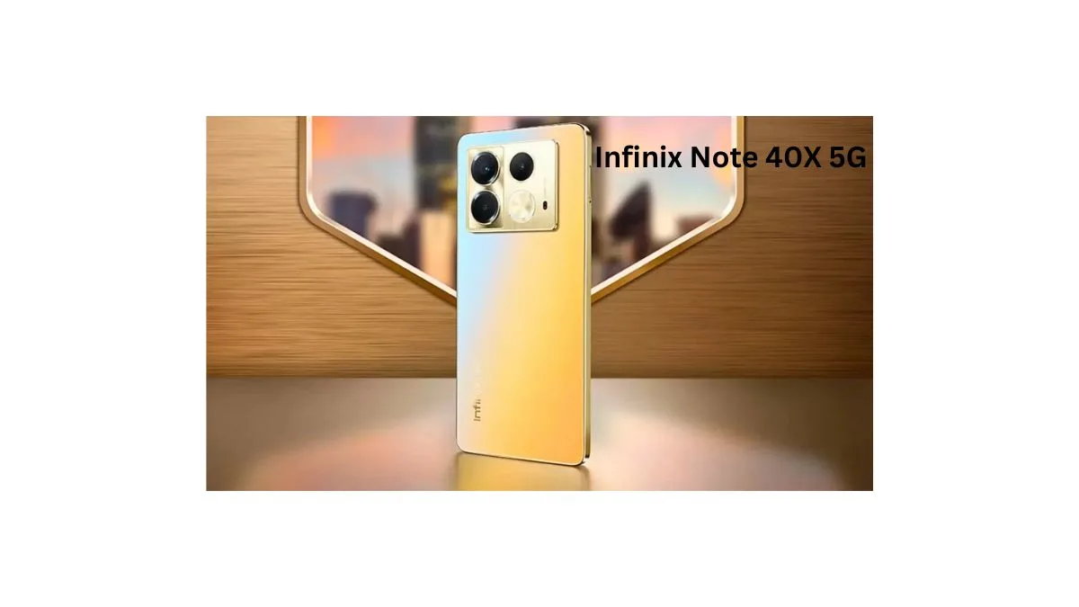 Infinix Note 40X 5G smartphone with modern design and large display