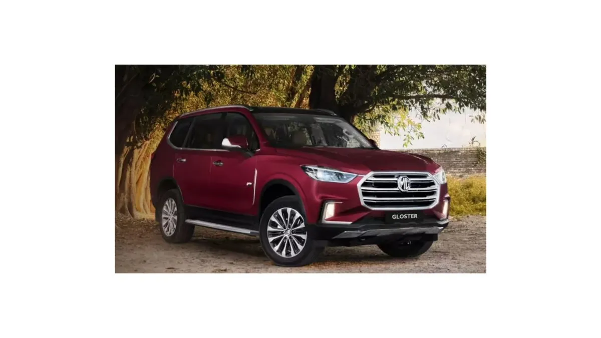 MG Gloster 2026 luxury SUV parked on city road showcasing advanced features and premium interiors