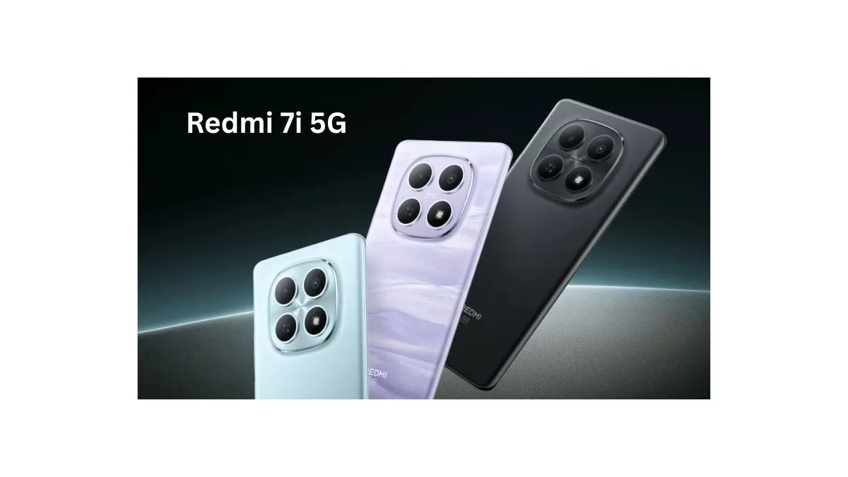 Redmi 7i 5G budget smartphone with large display, modern design and 5G connectivity