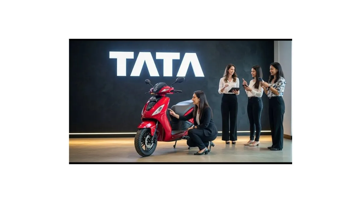 Tata Electric Scooter 2026 electric scooter with long range battery, smart features and modern design expected to launch in India