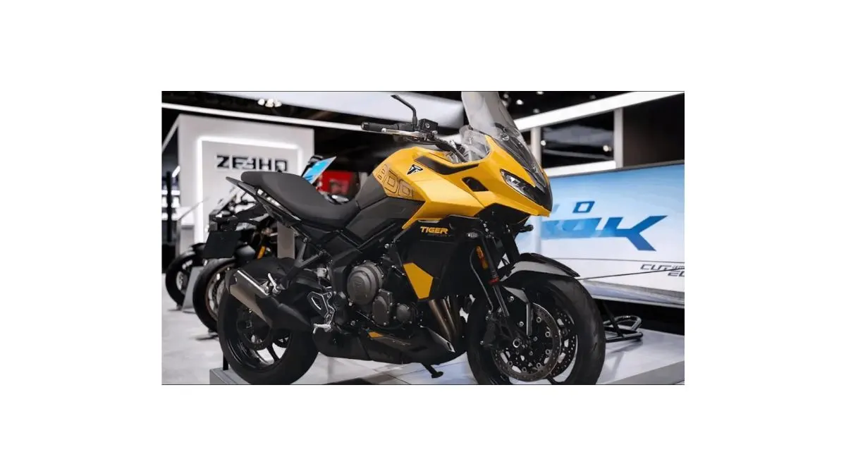 Triumph Tiger 800 XR 2026 adventure touring motorcycle with triple-cylinder engine and premium design