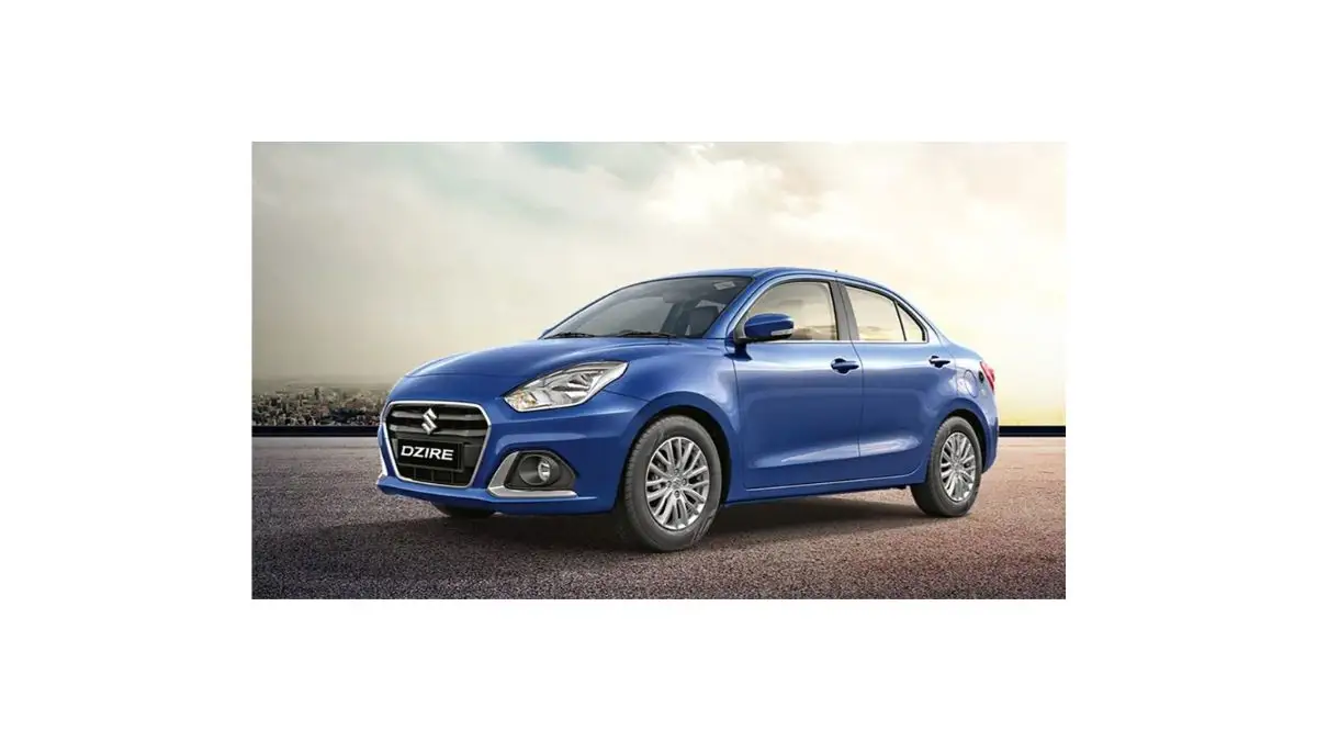 Maruti Suzuki Dzire LXi 2026 petrol sedan front view highlighting mileage