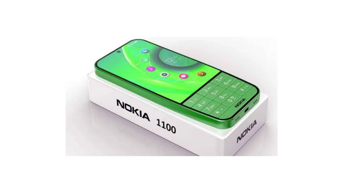 Nokia 1100 legendary unbreakable mobile phone with classic keypad design