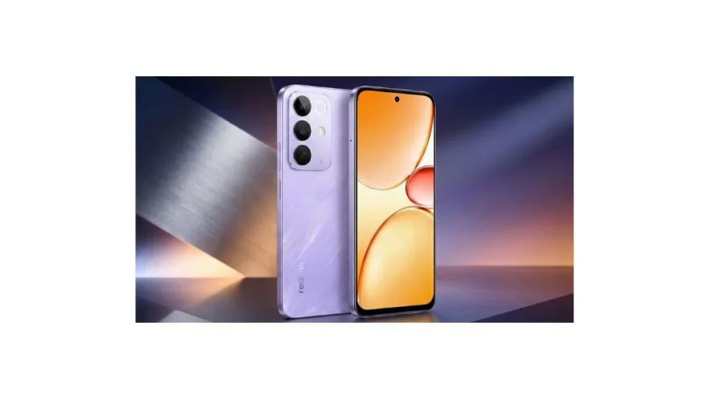 Realme C100 5G India launch smartphone showing 6.75-inch display and 50MP dual camera with budget price reveal