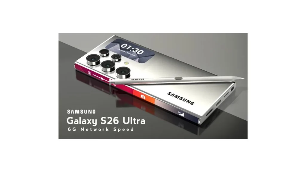 Samsung 6G mobile concept showing powerful energy waves and futuristic AI network