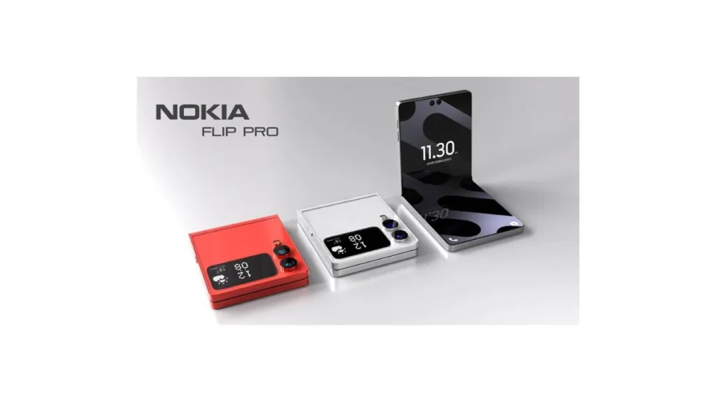 Nokia Foldable 5G Concept with dual display and large battery design