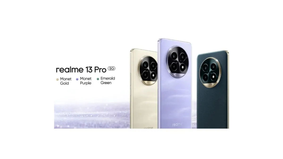 Realme 13 Pro+ 5G 2026 premium design 200MP camera module and AMOLED display