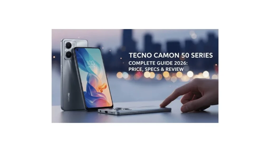 Tecno Camon 50 2026 smartphone 50MP camera and 6150mAh battery