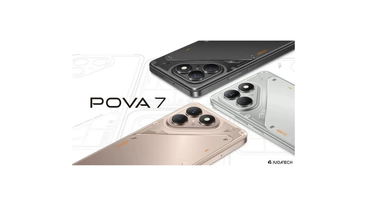 TECNO Pova 7 5G gaming smartphone with 144Hz display and massive 6000mAh battery