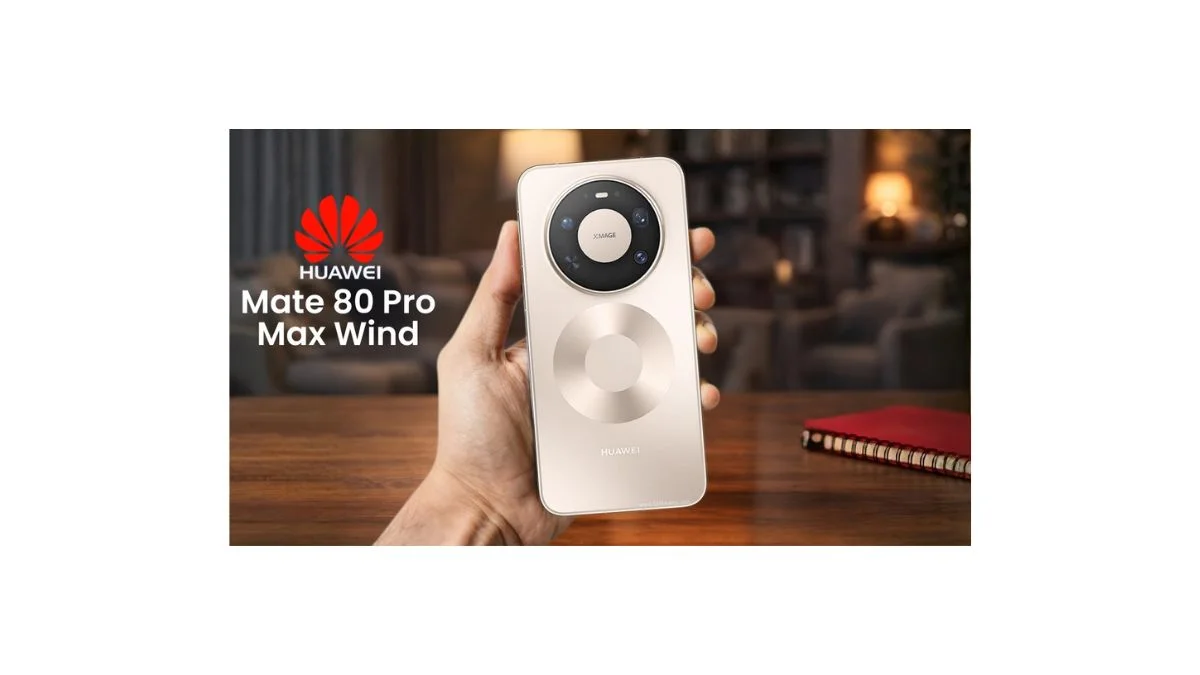 Huawei Mate 80 Pro Max Wind Edition with built-in cooling fan and 6000mAh battery