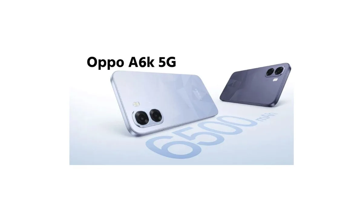OPPO A6k 5G 2026 smartphone with massive 7000mAh battery and smooth 120Hz display