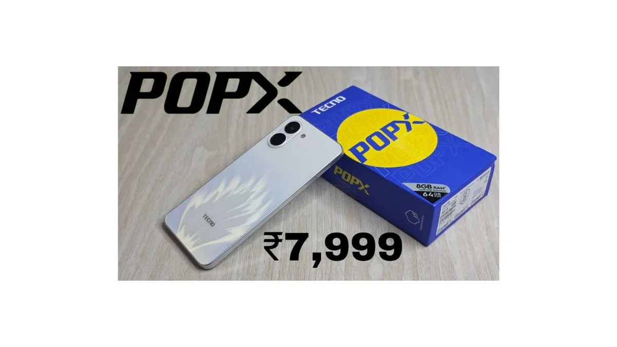 Tecno Pop X 5G with 6500mAh battery and IP64 rating India launch