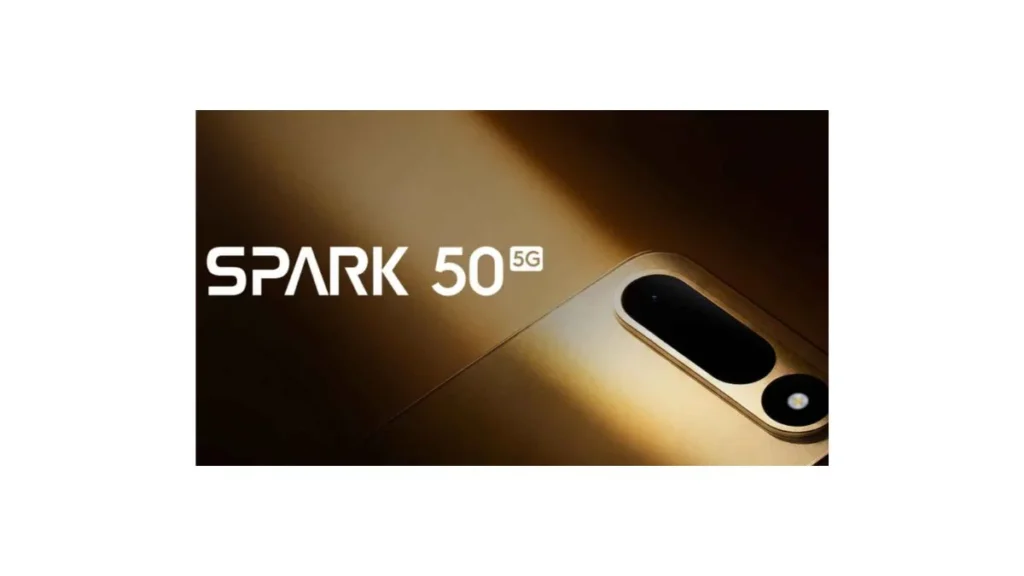 Tecno Spark 50 5G with 6500mAh battery and 120Hz display